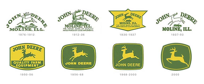 John Deere Logo Evolution