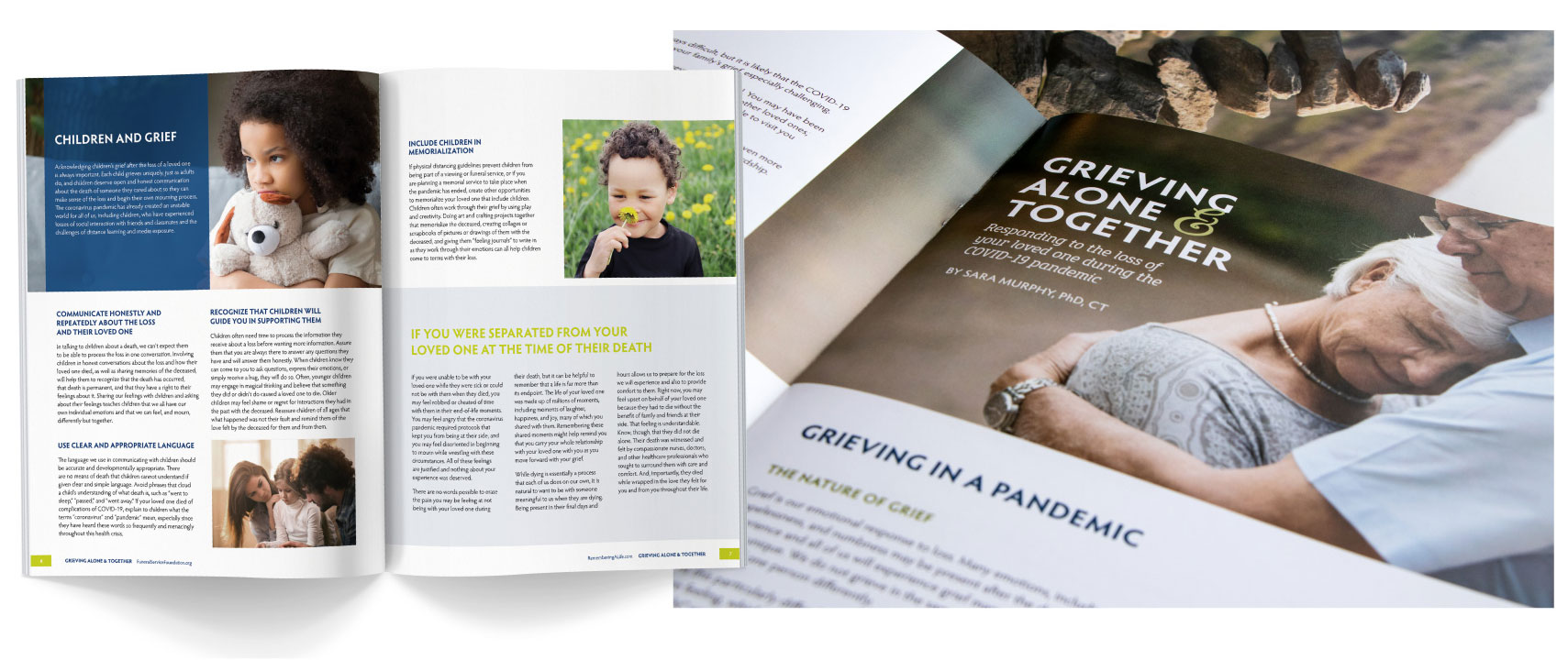 Inside The Grieving And Alone Together Booklet