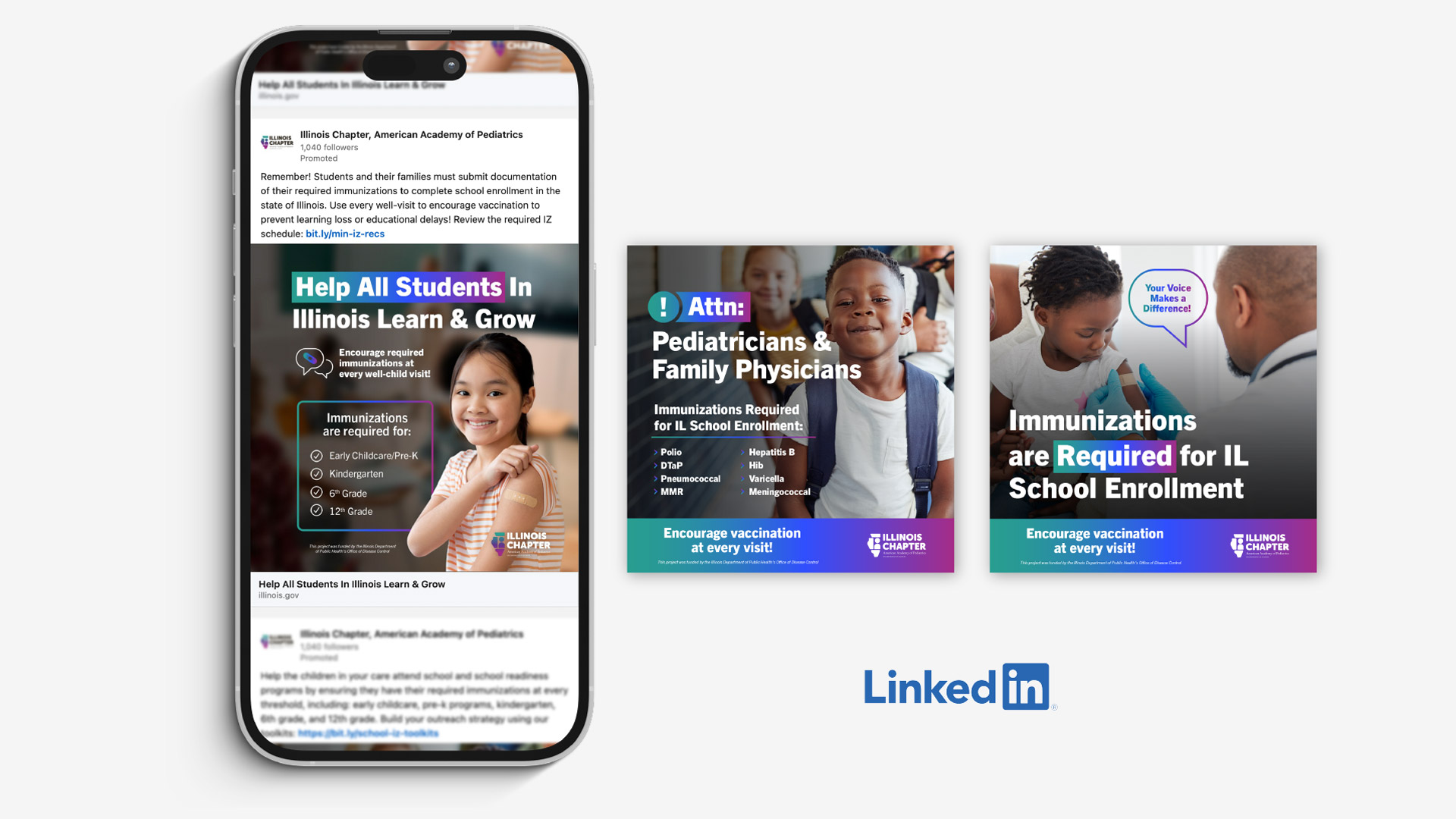 Linkedin Ads For Icaap Campaign