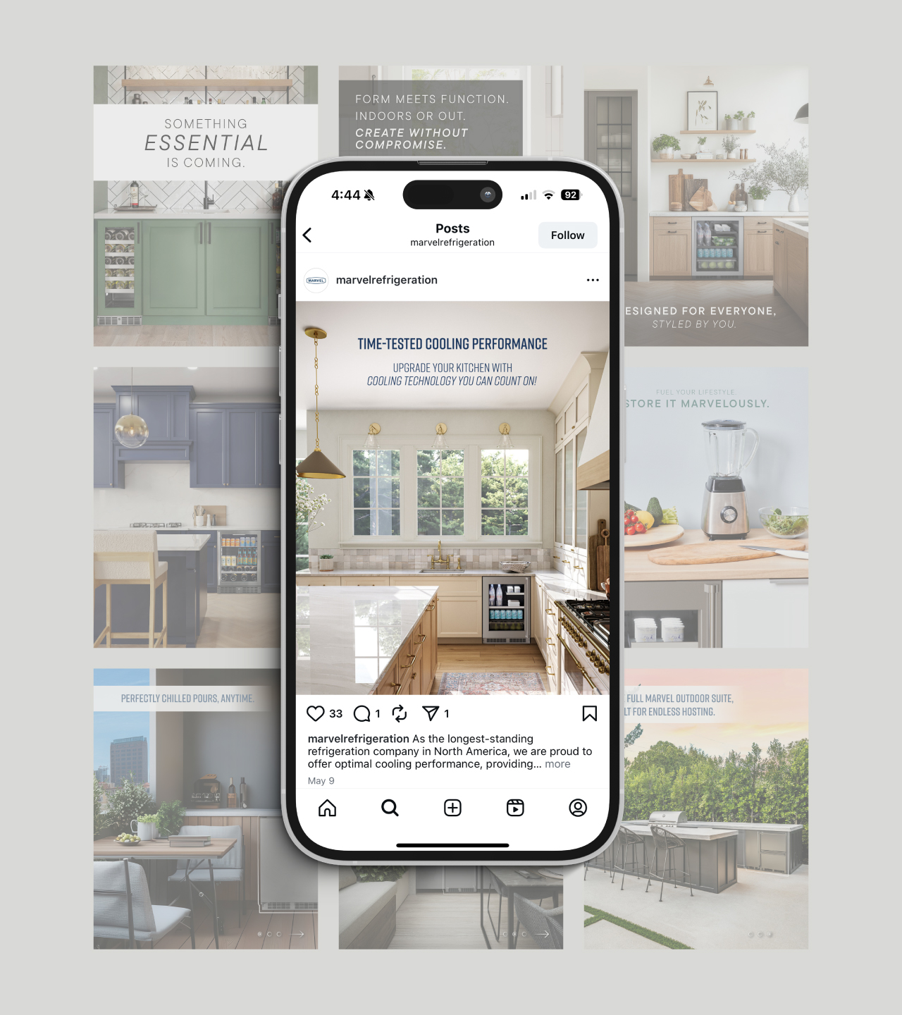 Social Media For Marvel Refrigeration