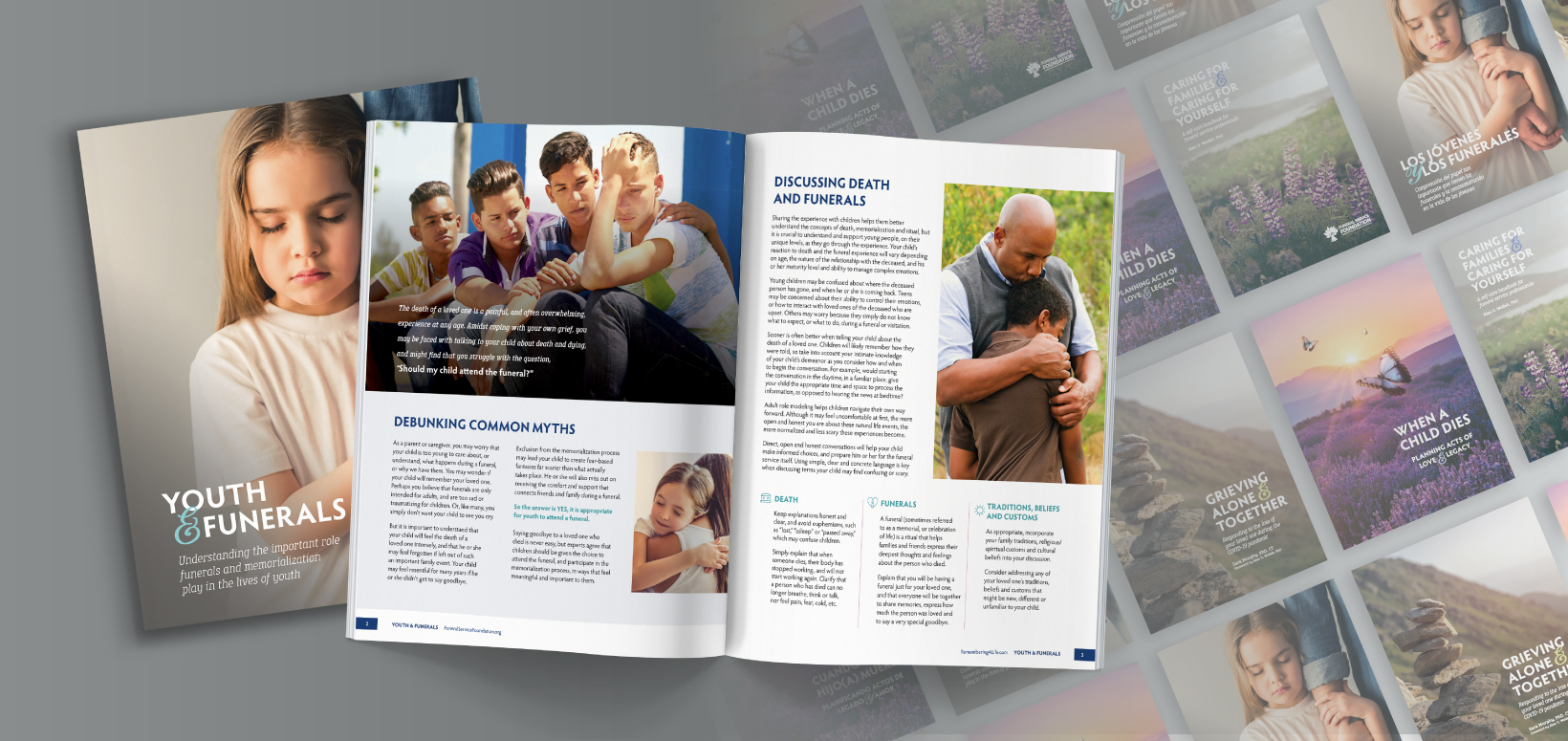 Youth And Funeral Print Brochure