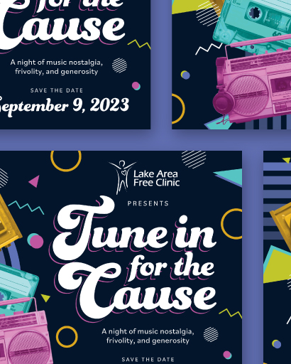 Tune In For The Cause Flyer