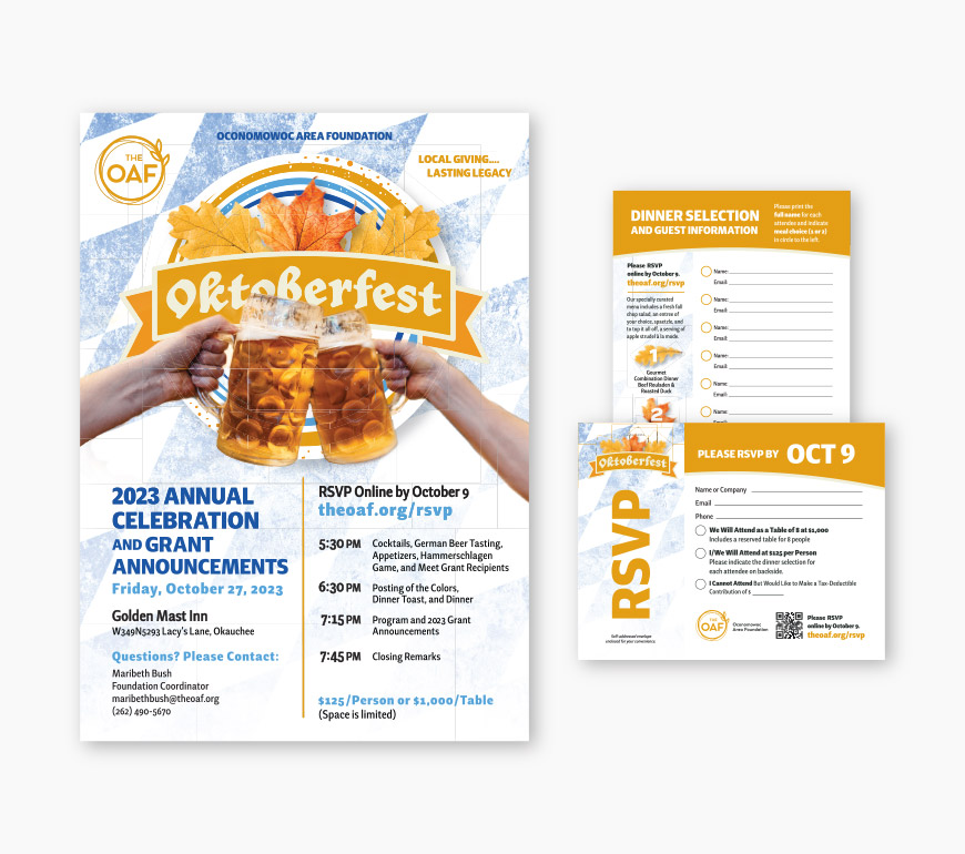 Oktoberfest 2023 Annual Celebration Print Materials