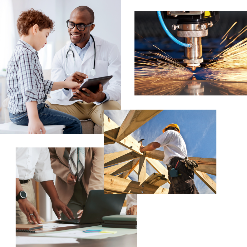 Collage Of Industries Ocreative Works With