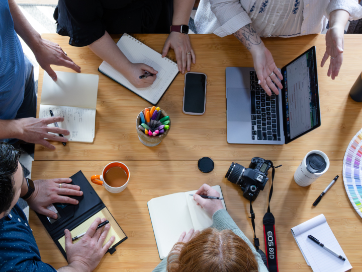 Ocreative Team Working On Marketing Strategy