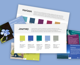 Two Brand Color Palettes