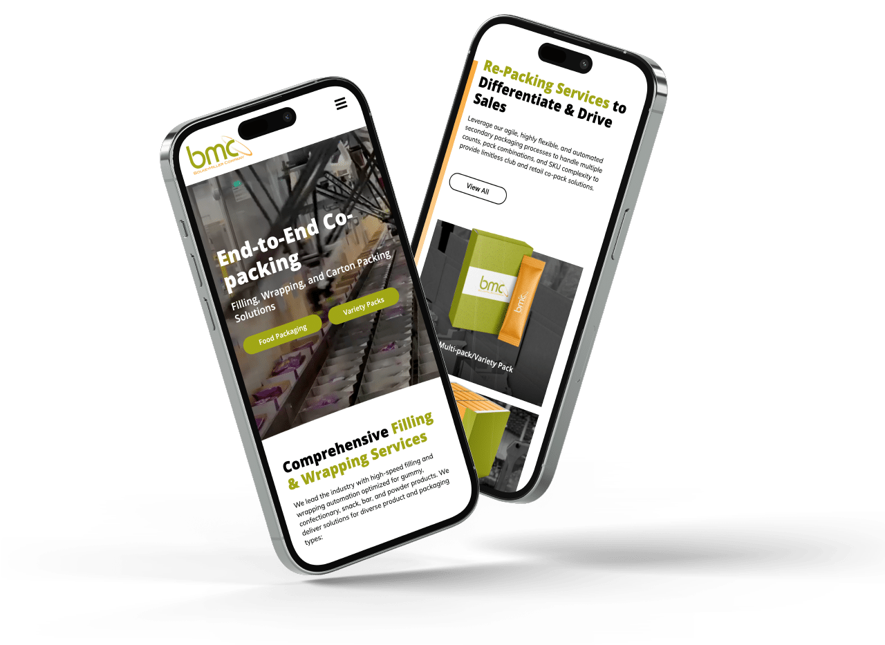 Bmc Website Displayed On Mobile Device